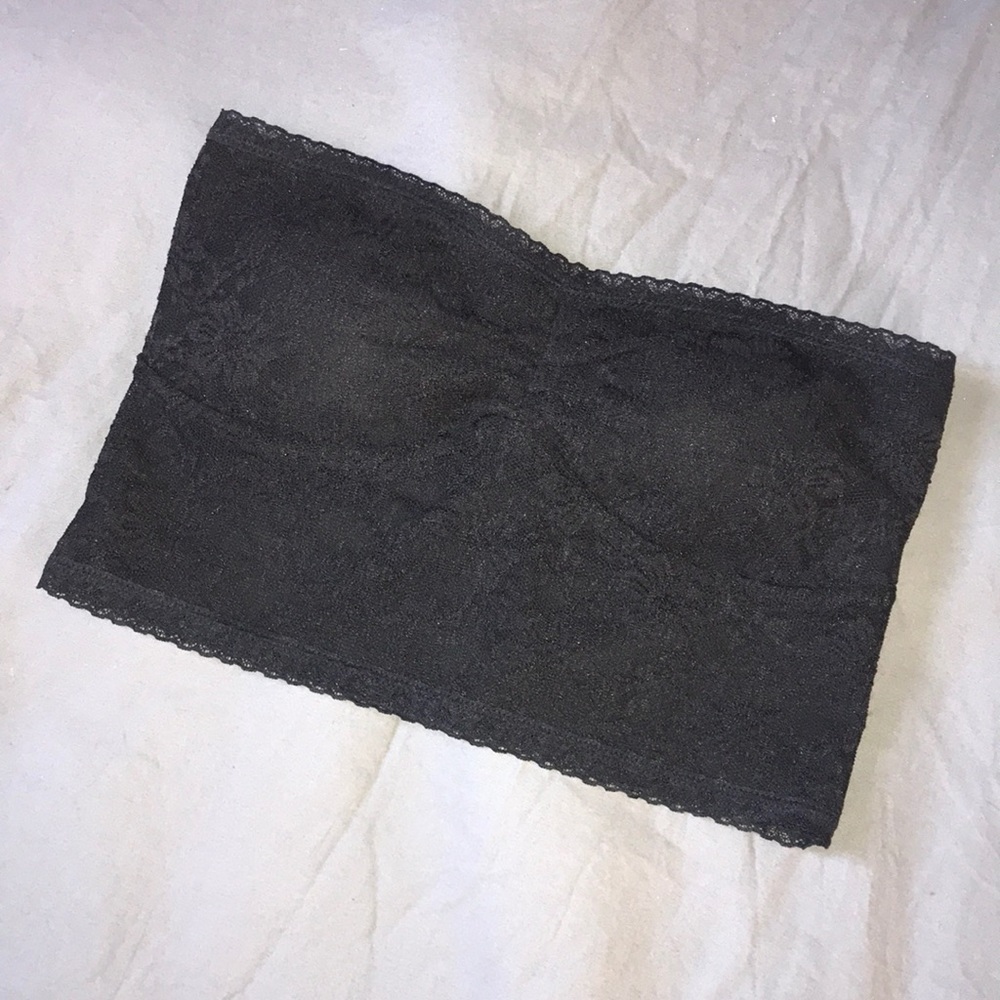 NWOT! Forever 21 black lace bandeau